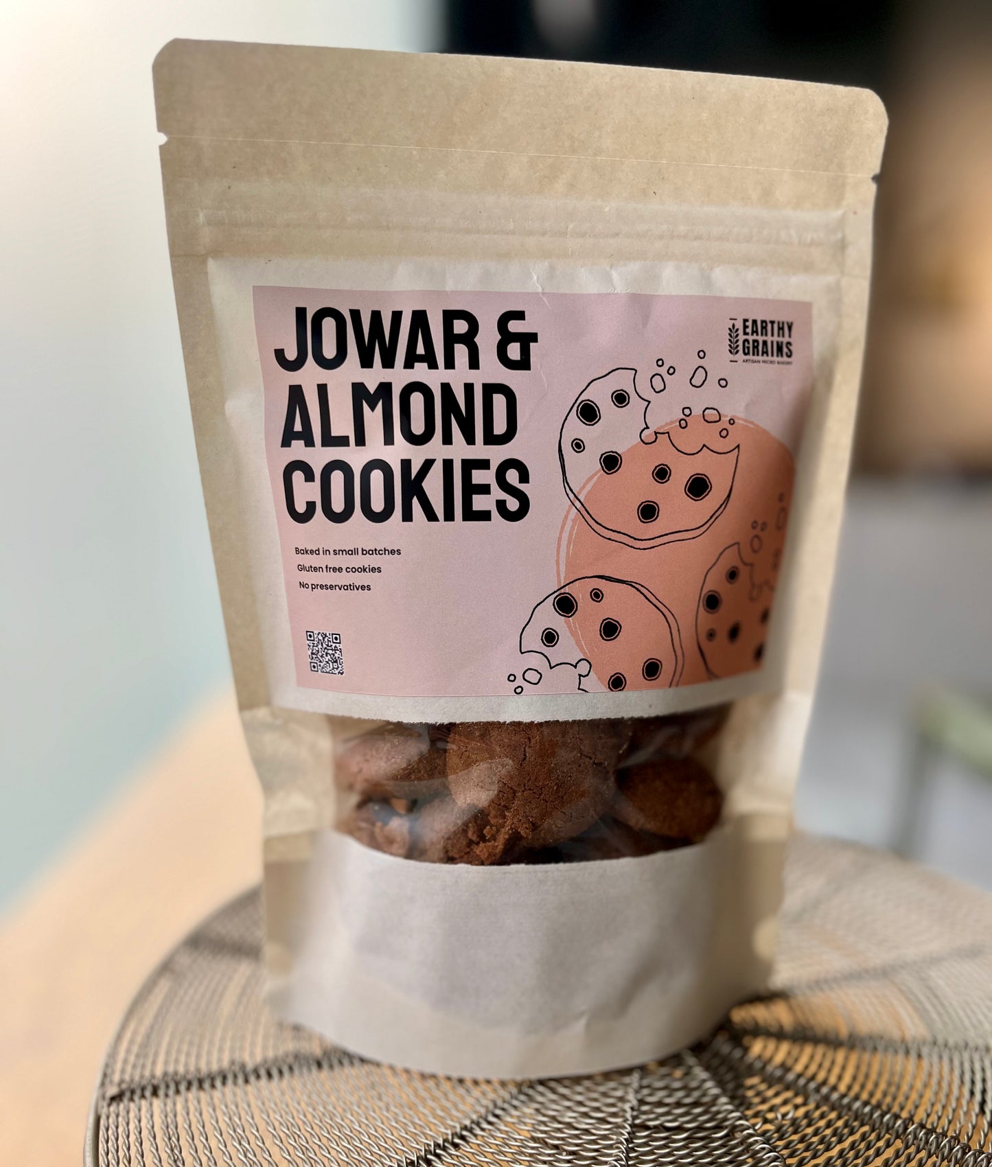 Jowar & Almond Cookies